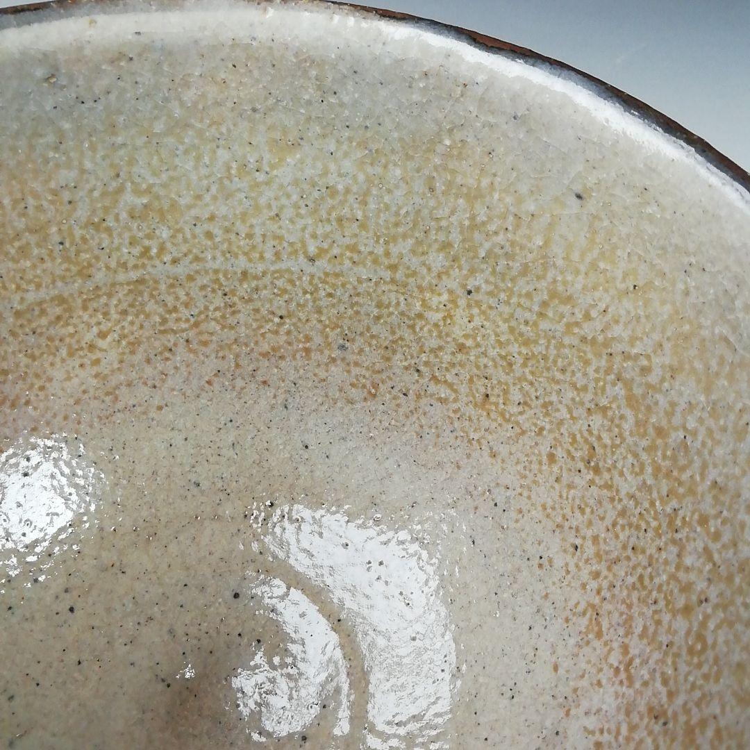 Ｔ３３５　茶碗　『唐津茶碗』『日在窯　鶴田豊己 作』　共箱　抹茶碗　茶道具