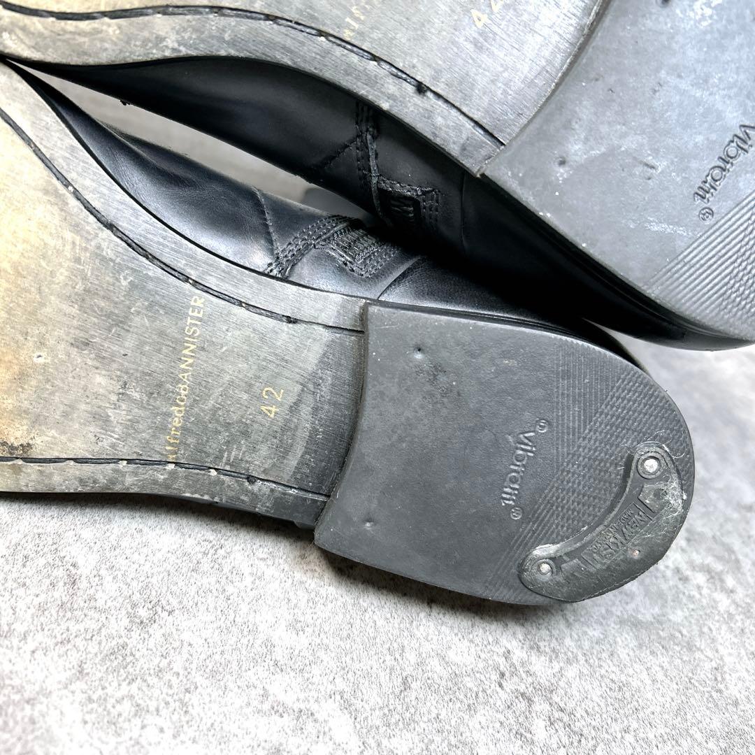 【alfredo BANNISTER】カッティングブーツ/Y2K/サイドジップ/