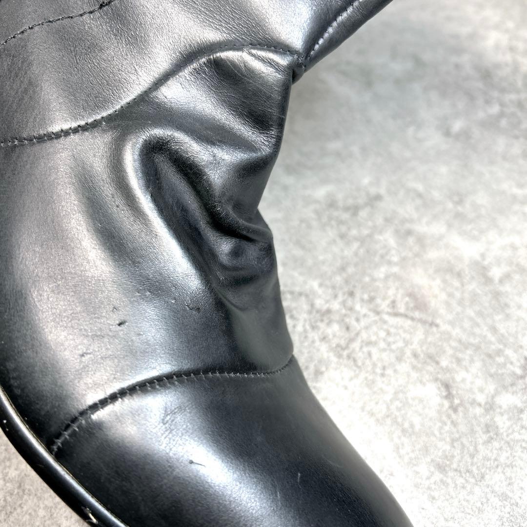 【alfredo BANNISTER】カッティングブーツ/Y2K/サイドジップ/