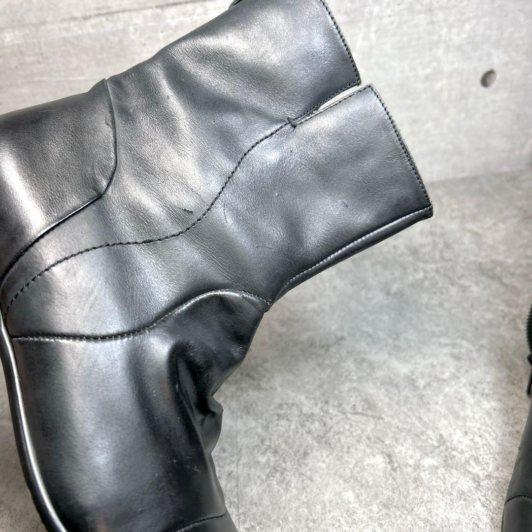 【alfredo BANNISTER】カッティングブーツ/Y2K/サイドジップ/