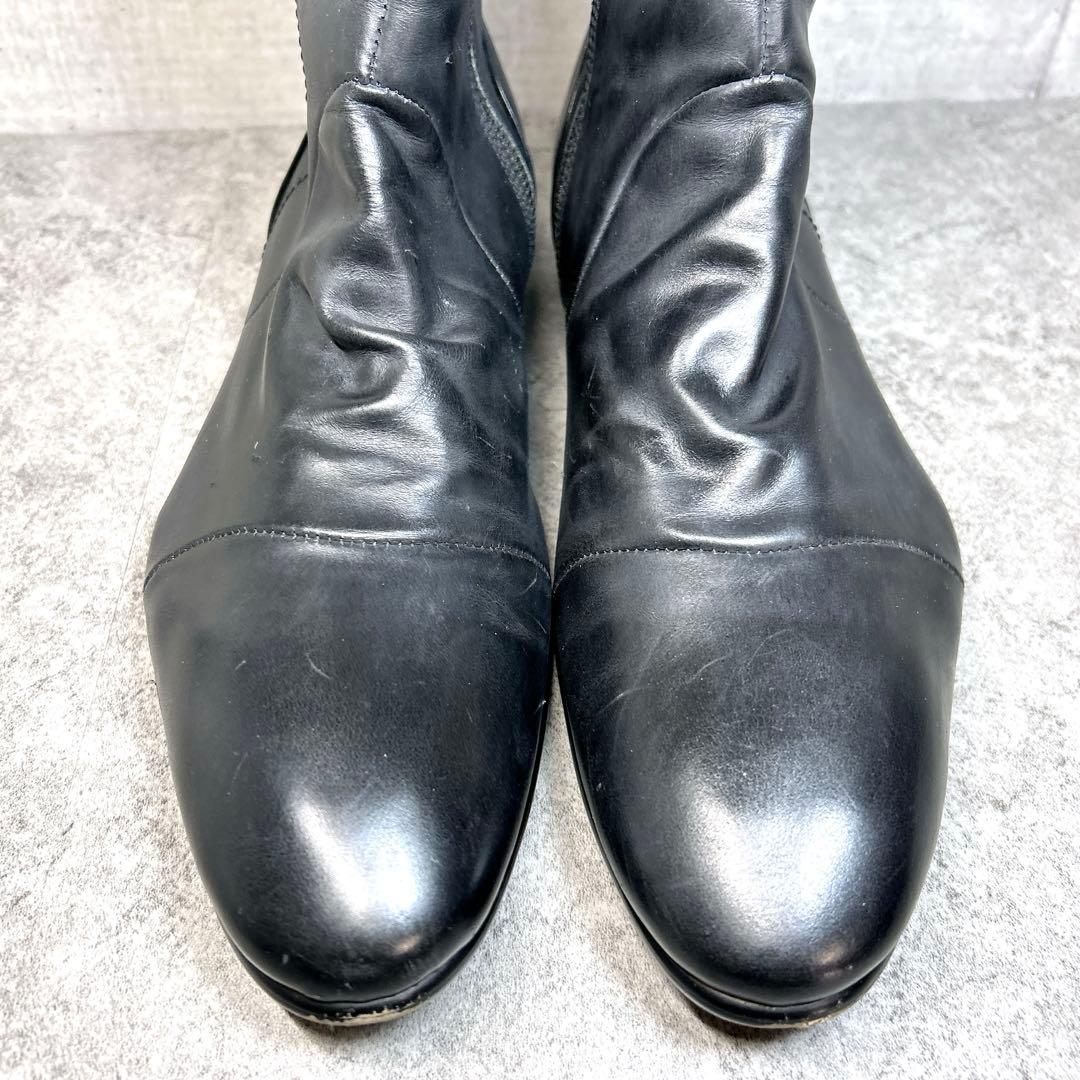 【alfredo BANNISTER】カッティングブーツ/Y2K/サイドジップ/