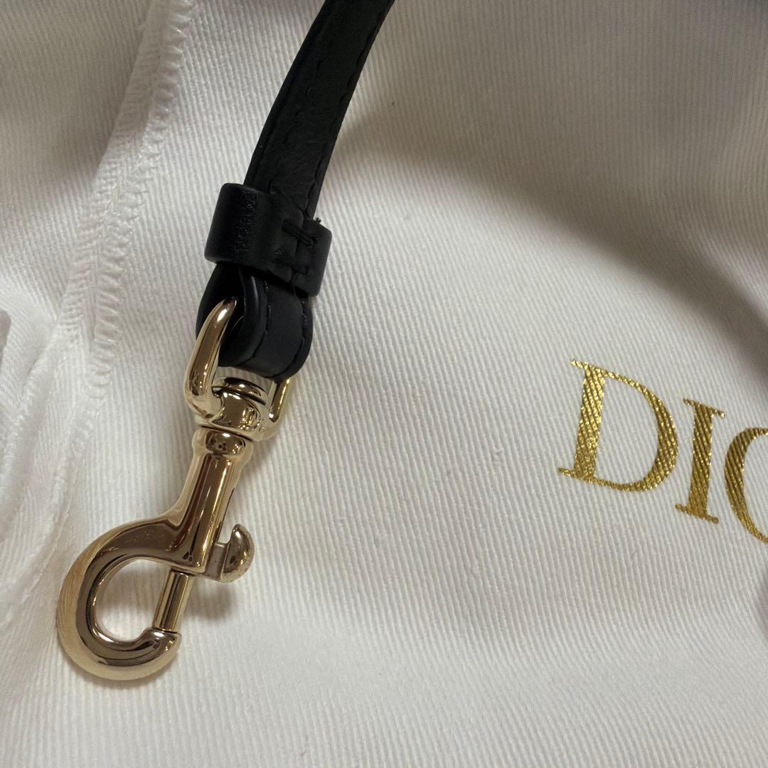 美品　DIOR Dior フォンホルダー ショルダーバッグ ブラック　レザー