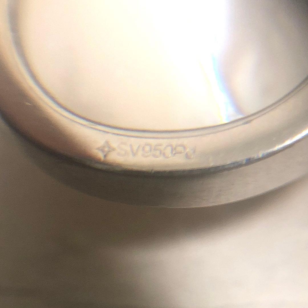 GSTV パラジウムシルバー950 マザーオブパール ブローチ ペンダントトップ