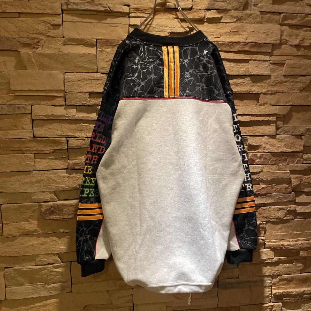 【希少】80s'/常田大希/adidas/スウェット/レトロ/派手デザイン/ML