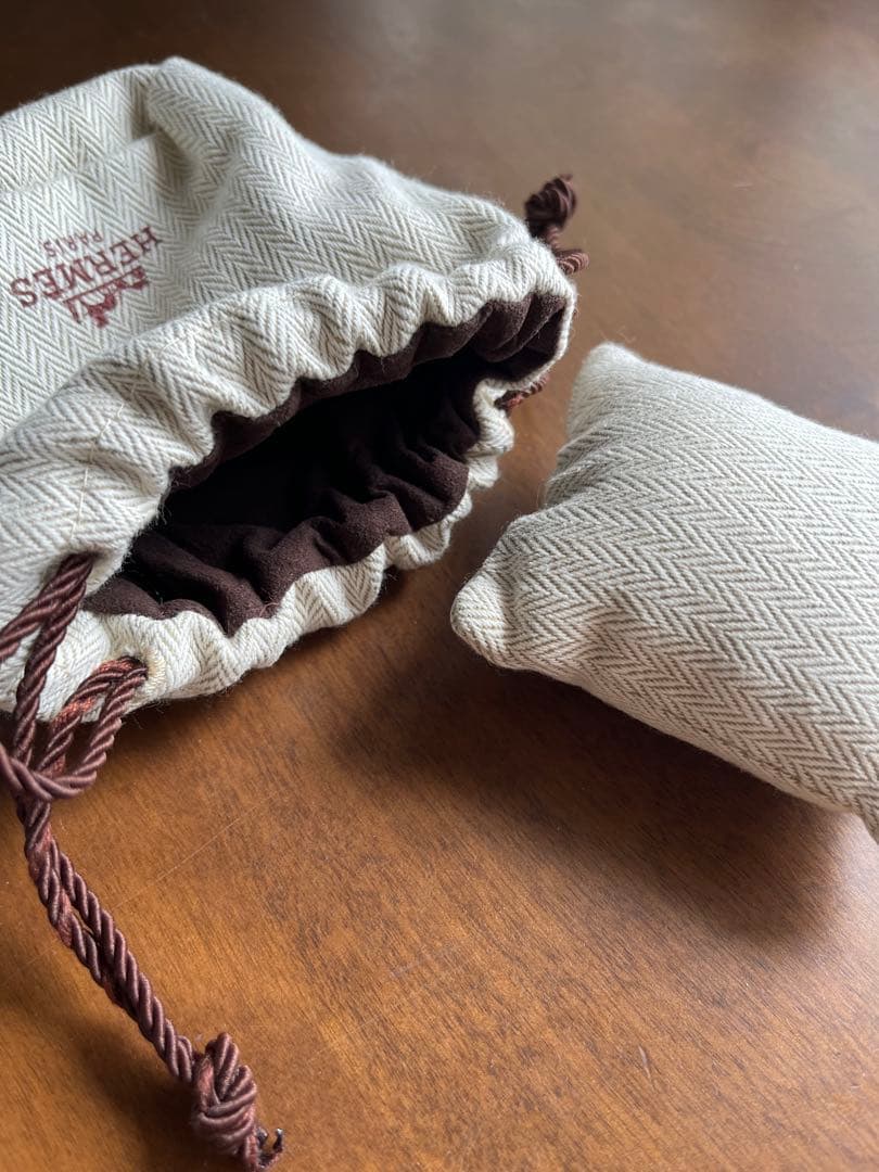 HERMES 時計袋　保存袋　エルメス　ノベルティ　非売品