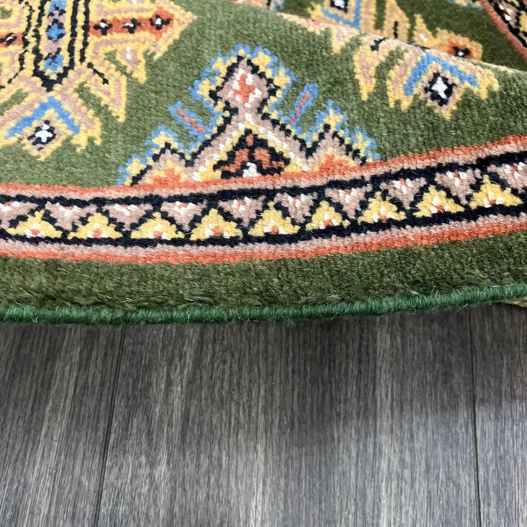 63x48cmパキスタン手織り絨毯玄関マットsaleアウトレット