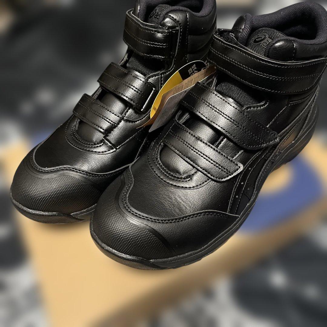 ASICS CP312 マジックテープ　人気のブラック　26.5cm 新品未使用