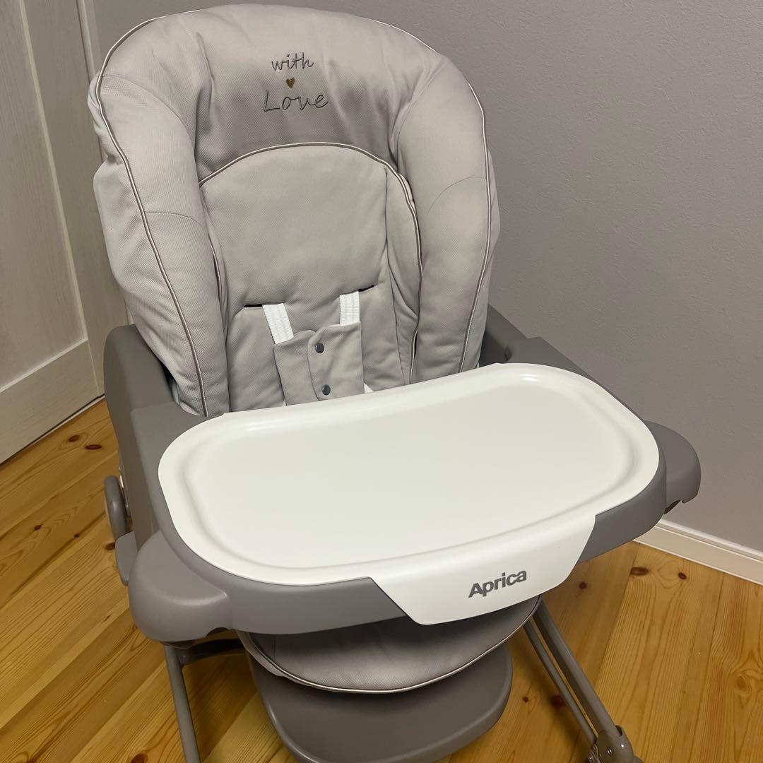 【美品】Aprica アップリカ　ユラリズムスマートプレミアム　ハイローチェア