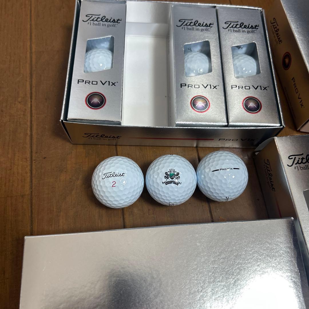 【新品】2025最新モデル　タイトリスト PRO V1x ホワイト 2ダース