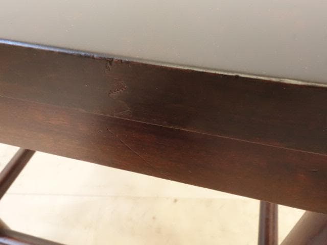 北海道民芸家具　ミニテーブル　花台　再塗装済　USED