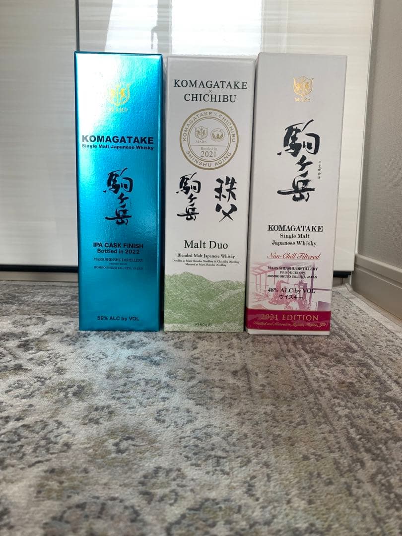 ウイスキー 駒ヶ岳×秩父　その他3本セット