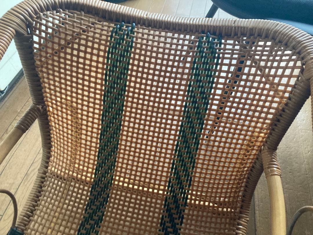 美品　激レア　ビンテージ　ラタンのゆりかご　ベビーベッド　アンティーク　ラタン