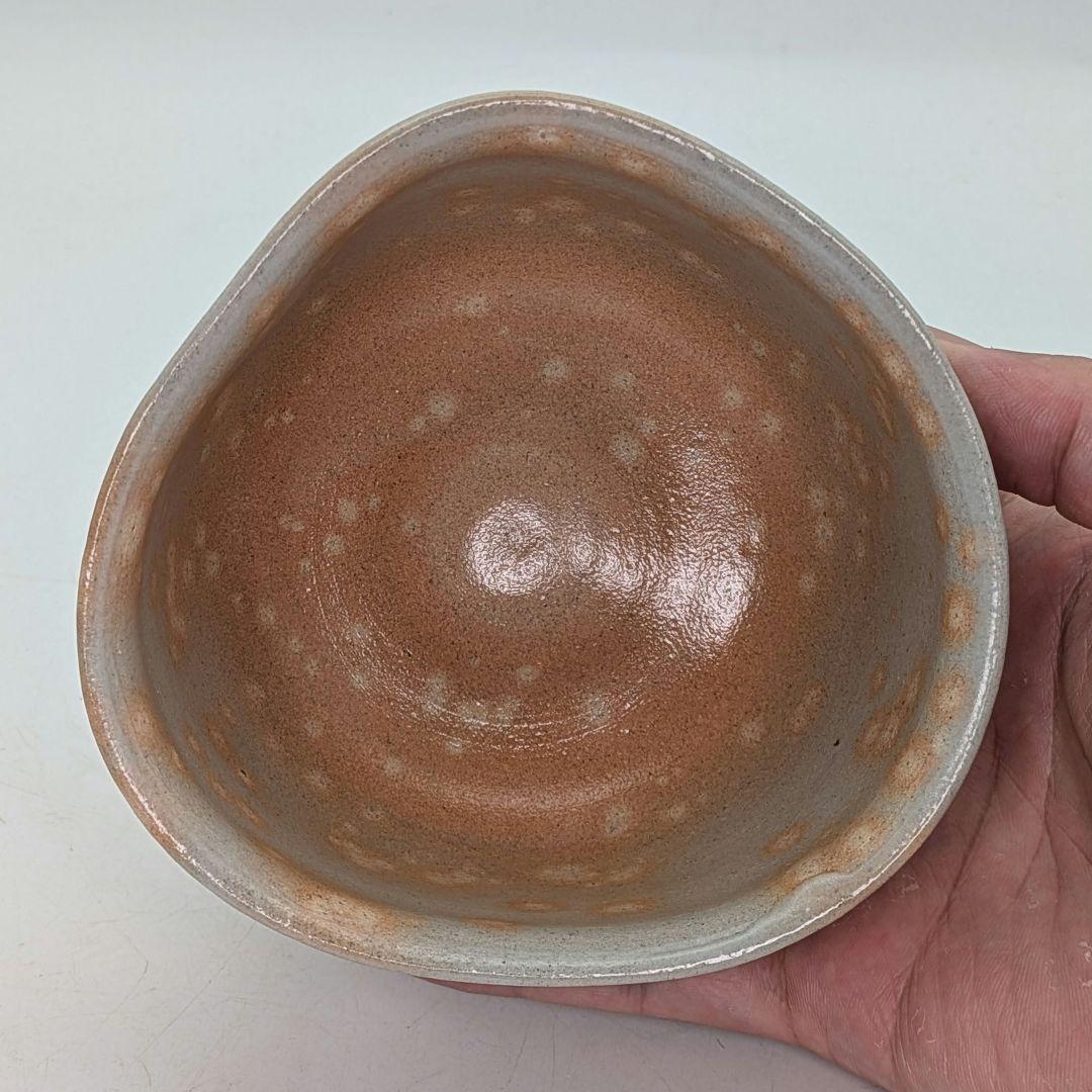 楽山窯 清水日呂志 金海茶盌（字：江戸千家十代 川上閑雪） 共箱栞 干支茶碗