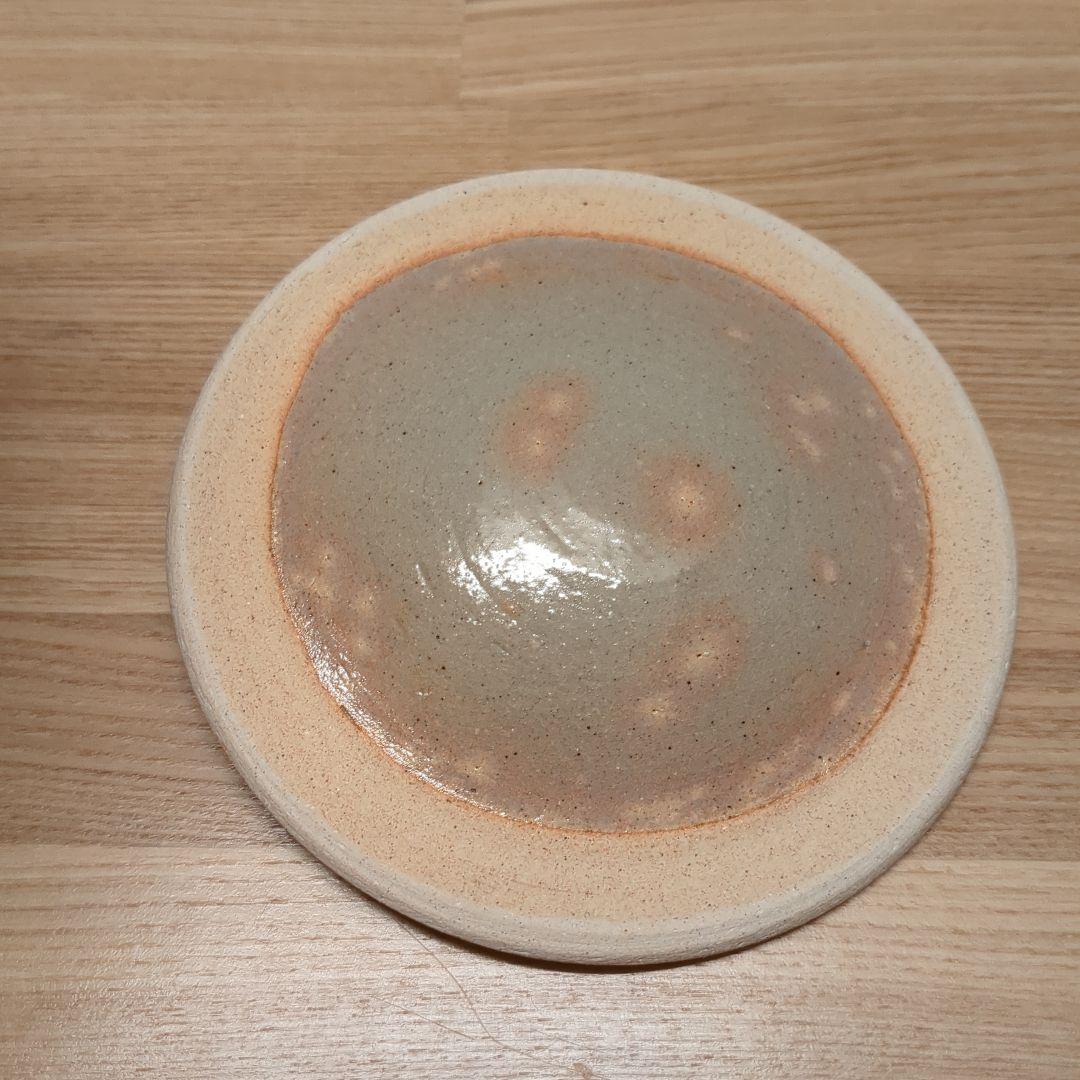 茶道具 水指 細水指 京焼 落雁の図 耳付き 中村与平 紙箱入り