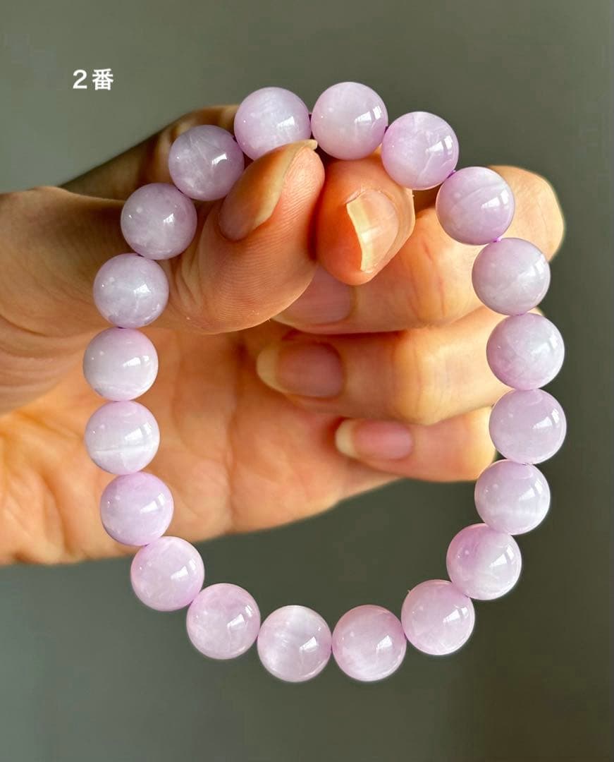 あ〜きゃん♬様　高品質　クンツァイト　ブレスレット