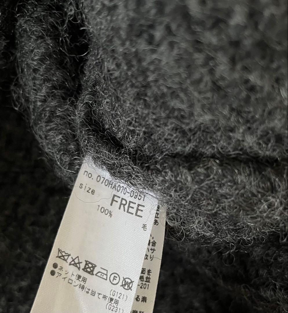 BLACK by moussy ブラックバイマウジー　カーディガン　ウール