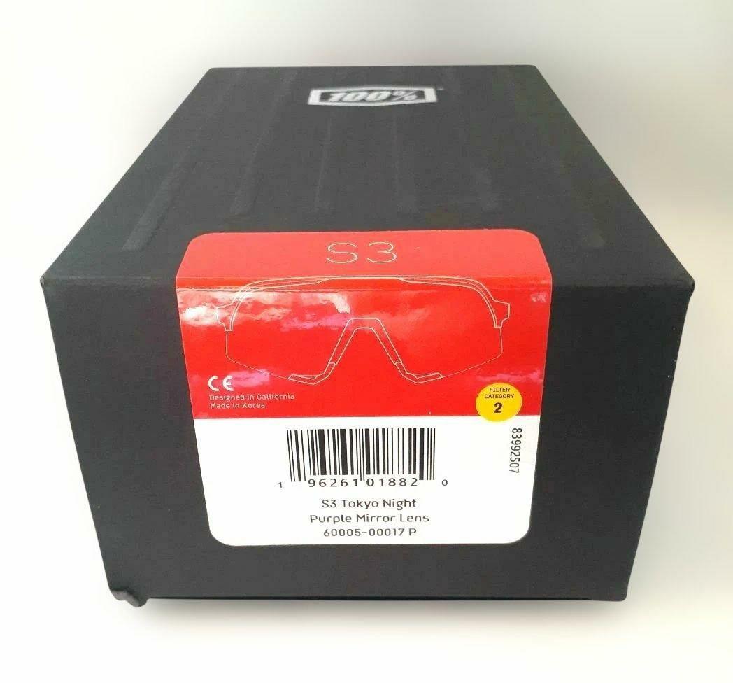 最新版 100% S3 Tokyo Night ワンハンドレッド サングラス