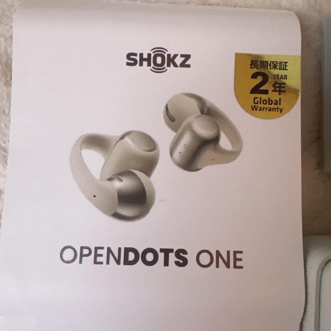 【新品未使用】SHOKZ OPENDOTS ONE ワイヤレスイヤホン 2年保証