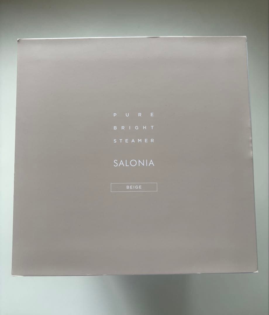 SALONIA サロニア　ピュアブライトスチーマー　カラー　ベージュ