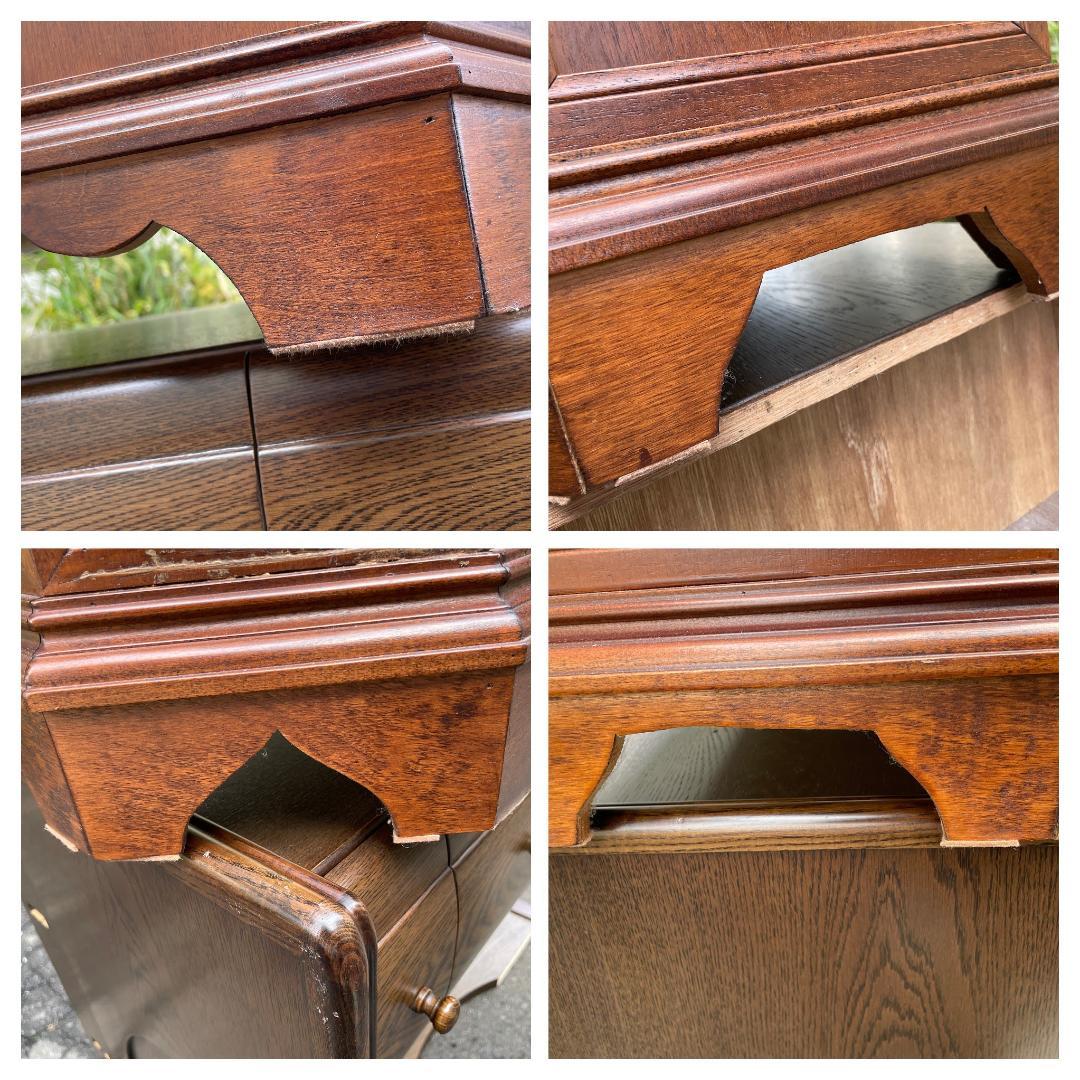 イタリア製 輸入家具 サイドボード リビングボード 象嵌 アンティーク風