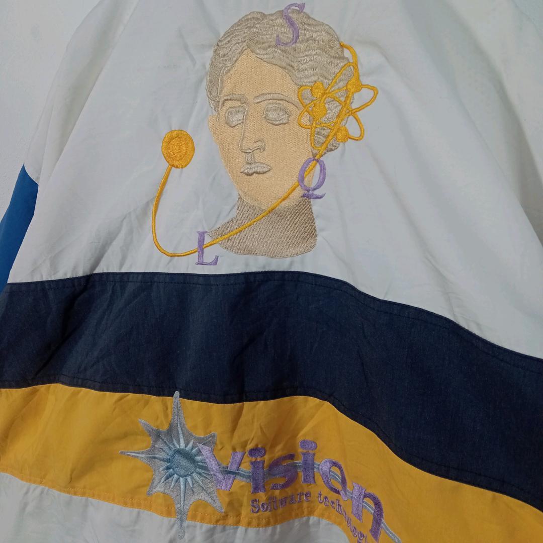 Windows ウィンドウズ　企業ロゴ ナイロンジャケット　マイクロソフト