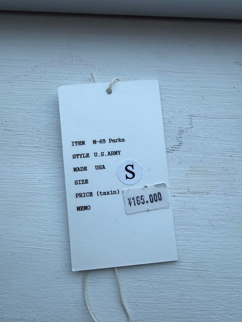 anytee SuperBlack M65 ブラック エニティー　タグあり