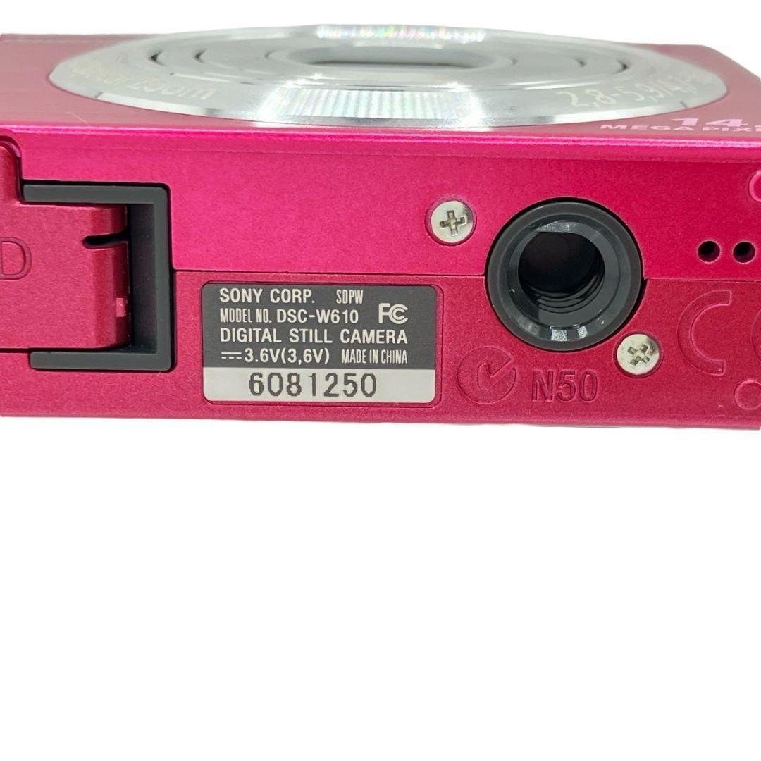 SONYCyber-shotdsc-w610デジタルカメラデジカメコンデジピンク
