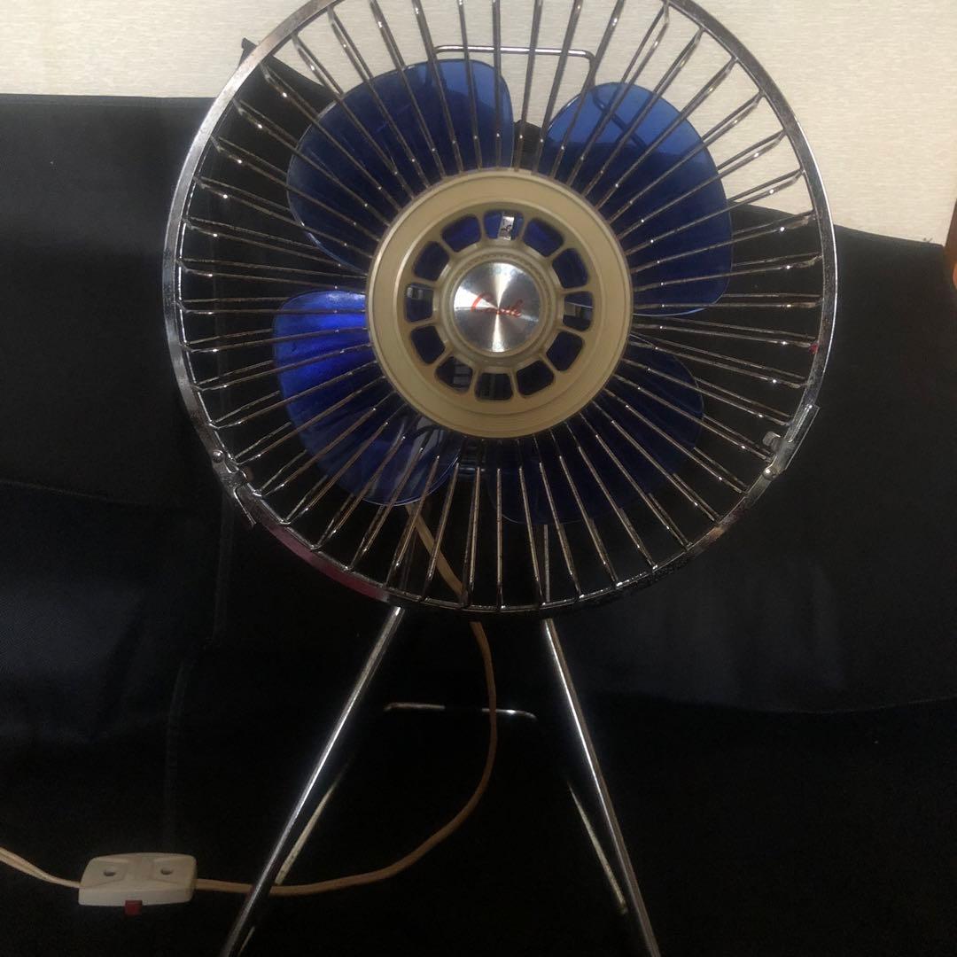 昭和　レトロ　三菱　Castle 扇風機　ヴィンテージ　アンティーク　インテリア