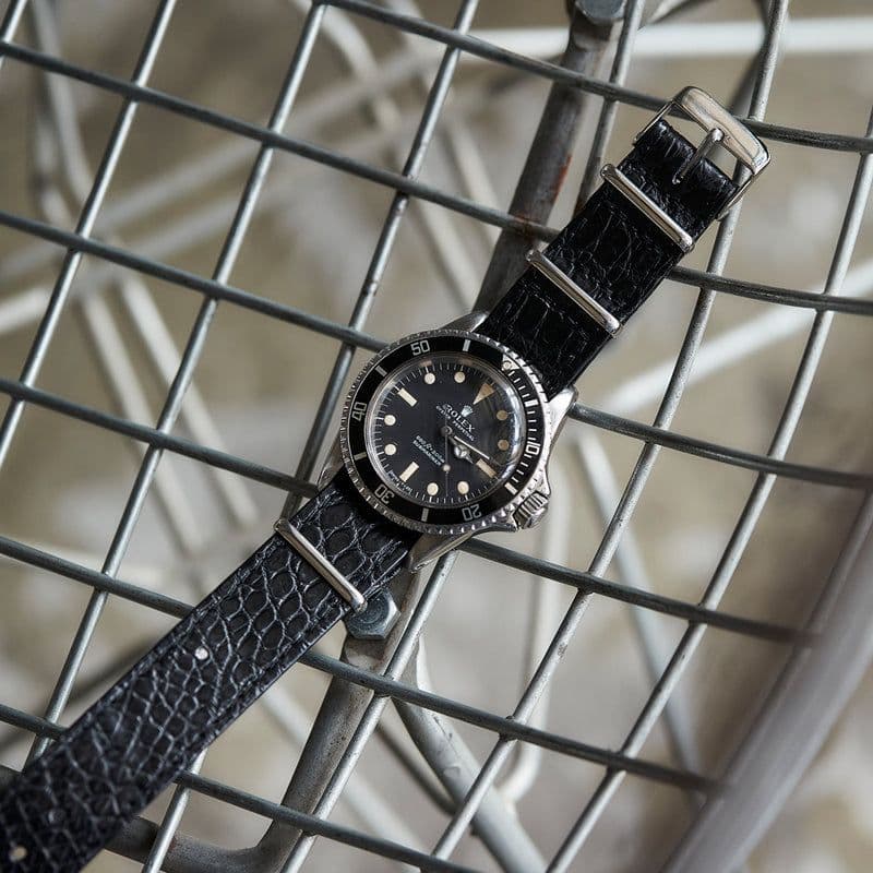 THE SOLE T・MBH別注 NATOべルト 20mmクロコダイル