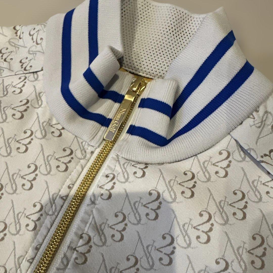 nissa golf ジャガードブルゾン