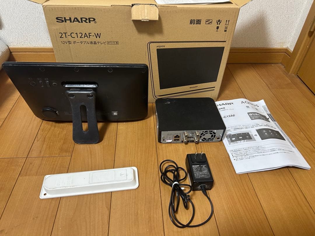 SHARP ポータブルテレビ 2T-C12AF ジャンク品