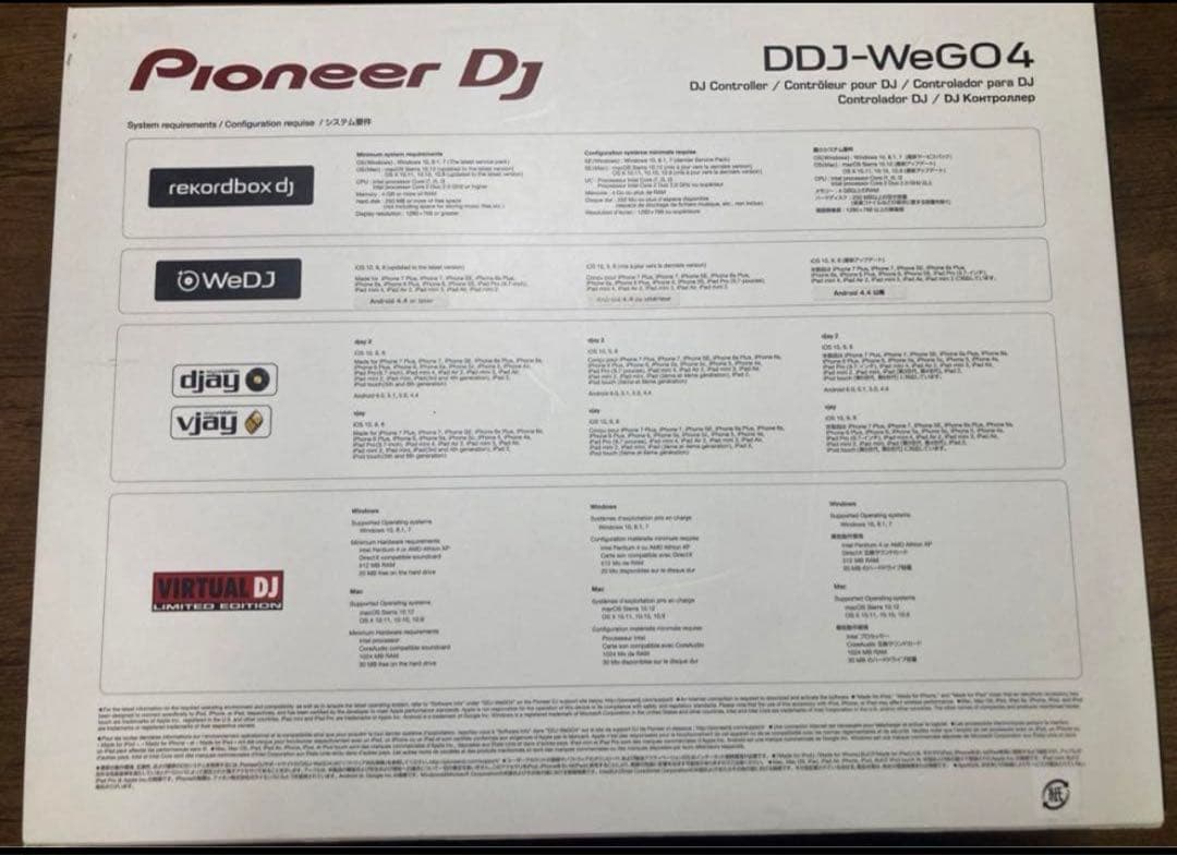パイオニアPioneer DJ DDJ-WEGO4-K