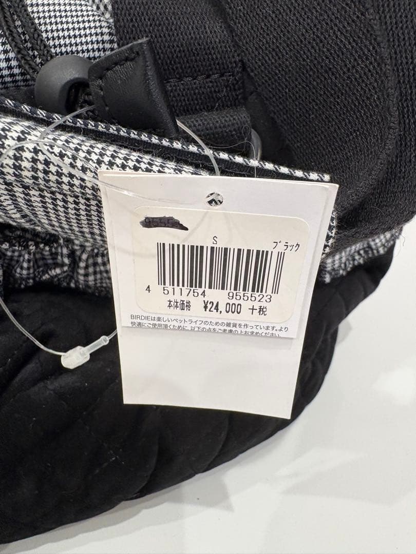 luxe birdieキャリーバッグ・スリング ブラック・チェック