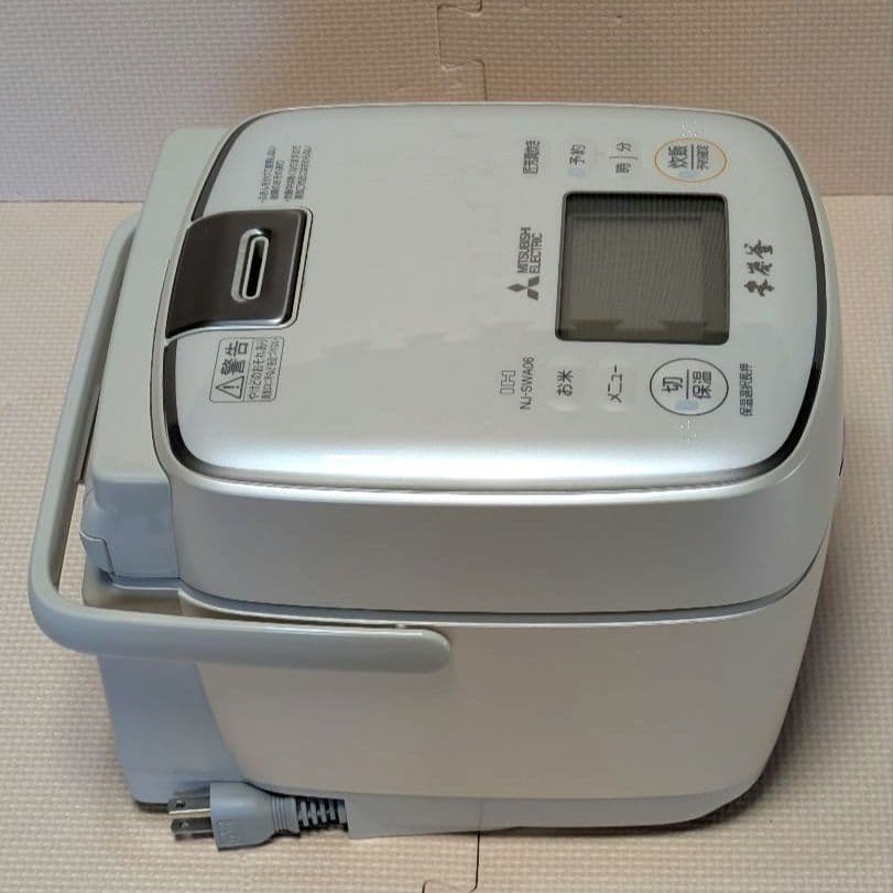 三菱 NJ-SWA06-W 【本炭釜】 3.5合 IH炊飯器 2020年製