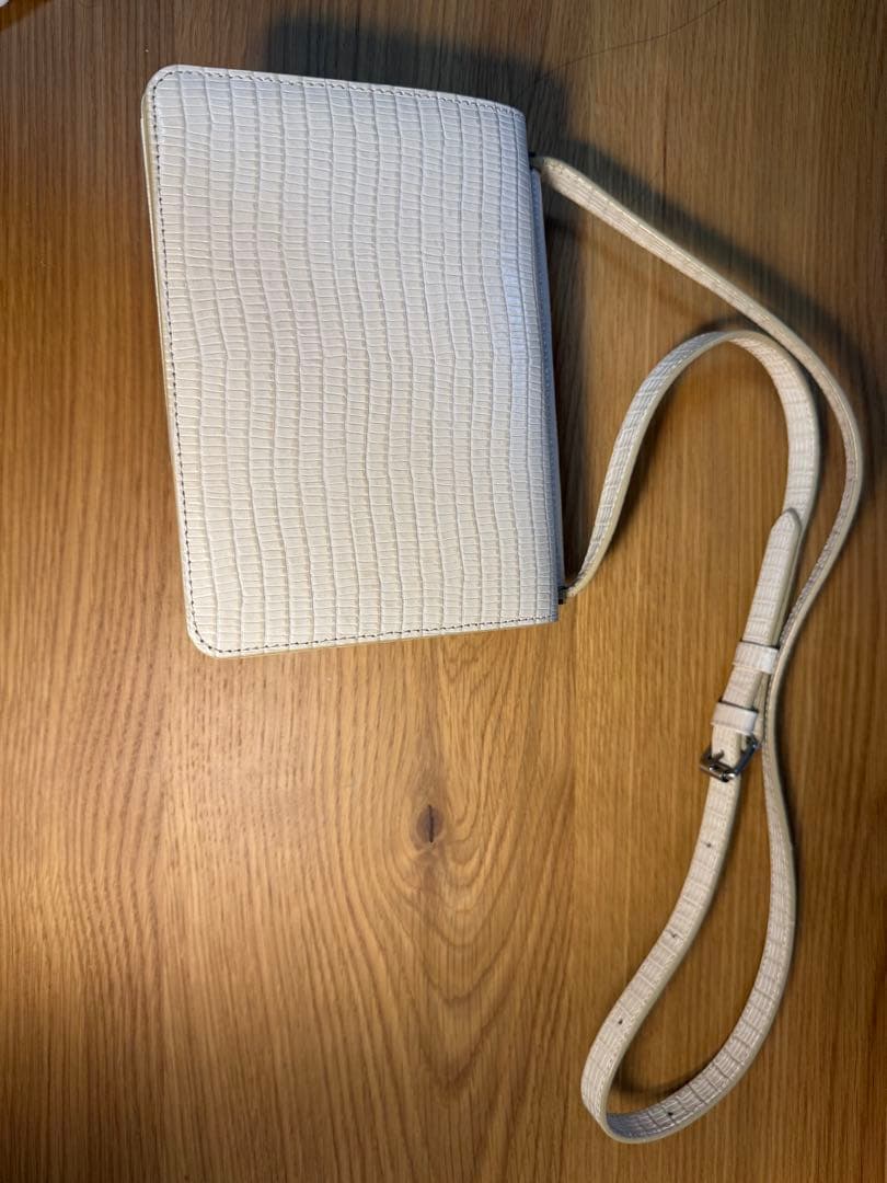 美品 TOUT Y EST SAC PAUMELLE MINI BAG 白