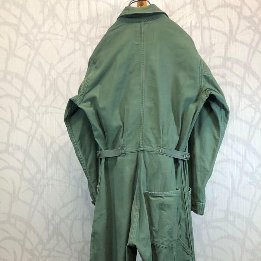 70s-80s US ARMY COVERALLS カバーオール つなぎ　R