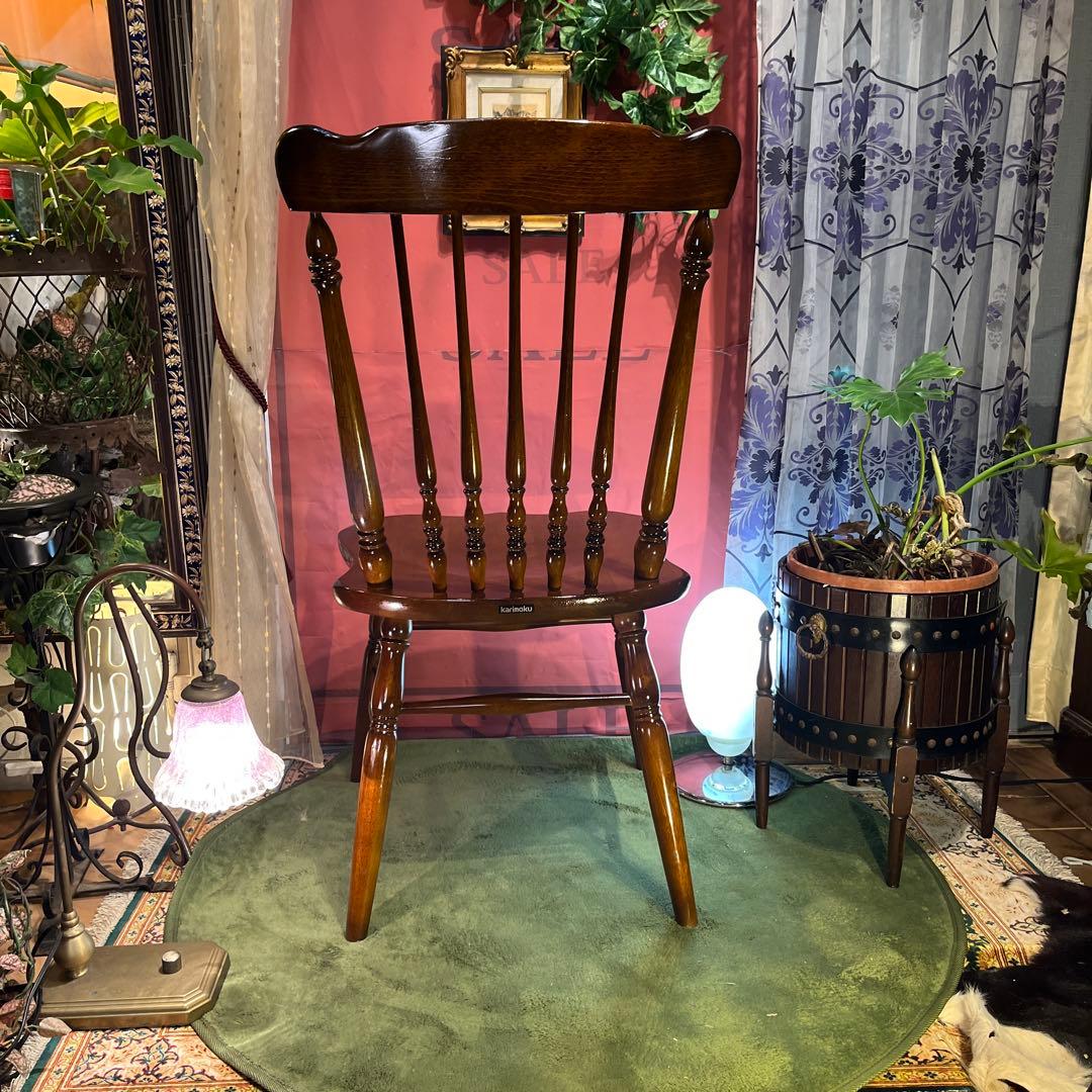 L１　カリモクヴィンテージ スピンドルチェア　コロニアル ウィンザー