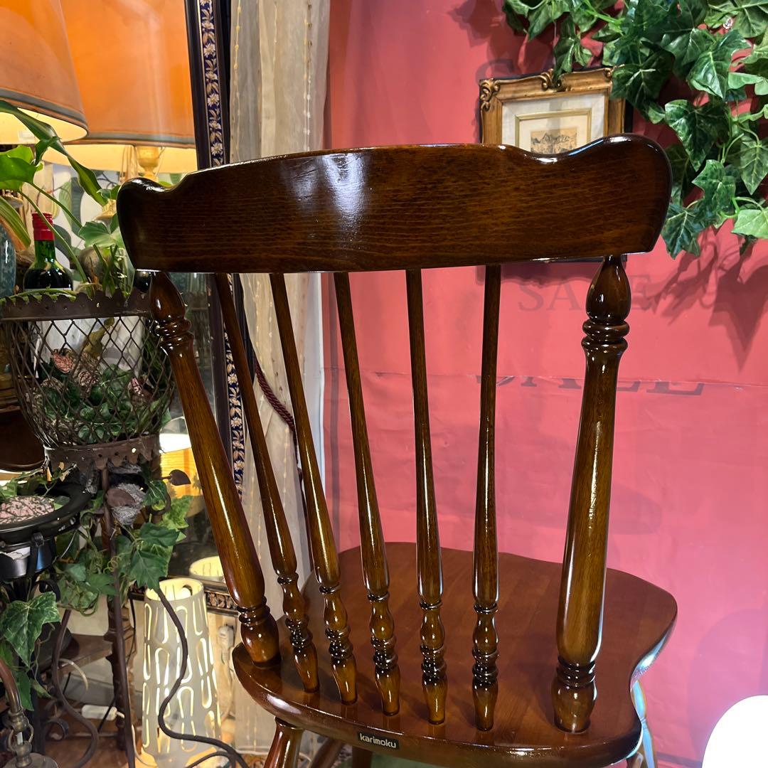 L１　カリモクヴィンテージ スピンドルチェア　コロニアル ウィンザー