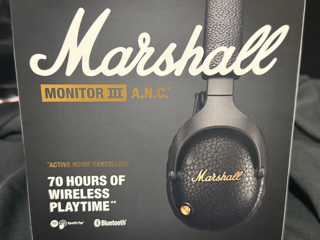 【なっつ】ほぼ新品Marshall MonitorIII A.N.C.
