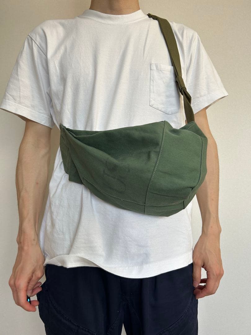 ビンテージ　リメイクバッグ　TALONzip アメリカ軍　ボディバッグshort