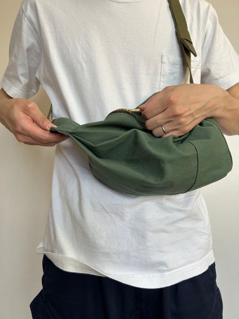 ビンテージ　リメイクバッグ　TALONzip アメリカ軍　ボディバッグshort