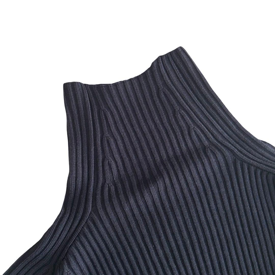 【希少】初期 everyone タートルネックリブニット ネイビー Sサイズ