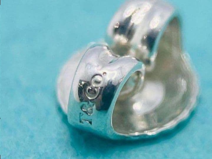 わ*る様 ティファニー　バイザヤード　アクアマリン　ピアス　シルバー　925