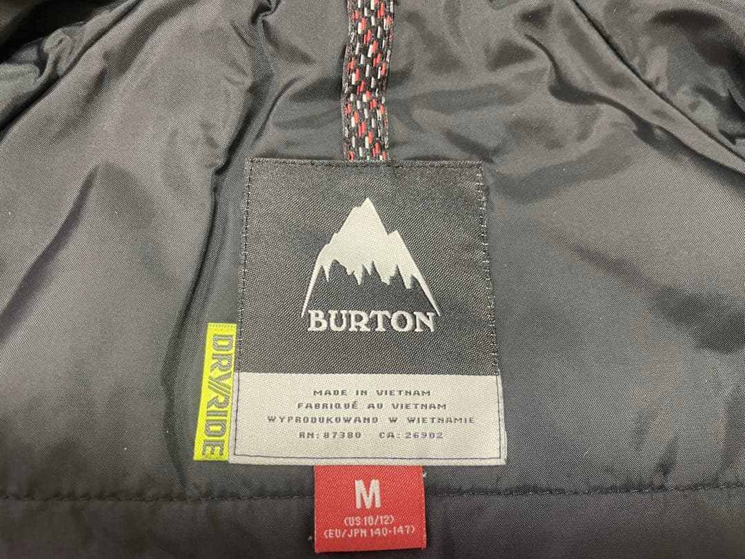 BURTON バートン　スノーボードウェア　上下セット　サイズ　M