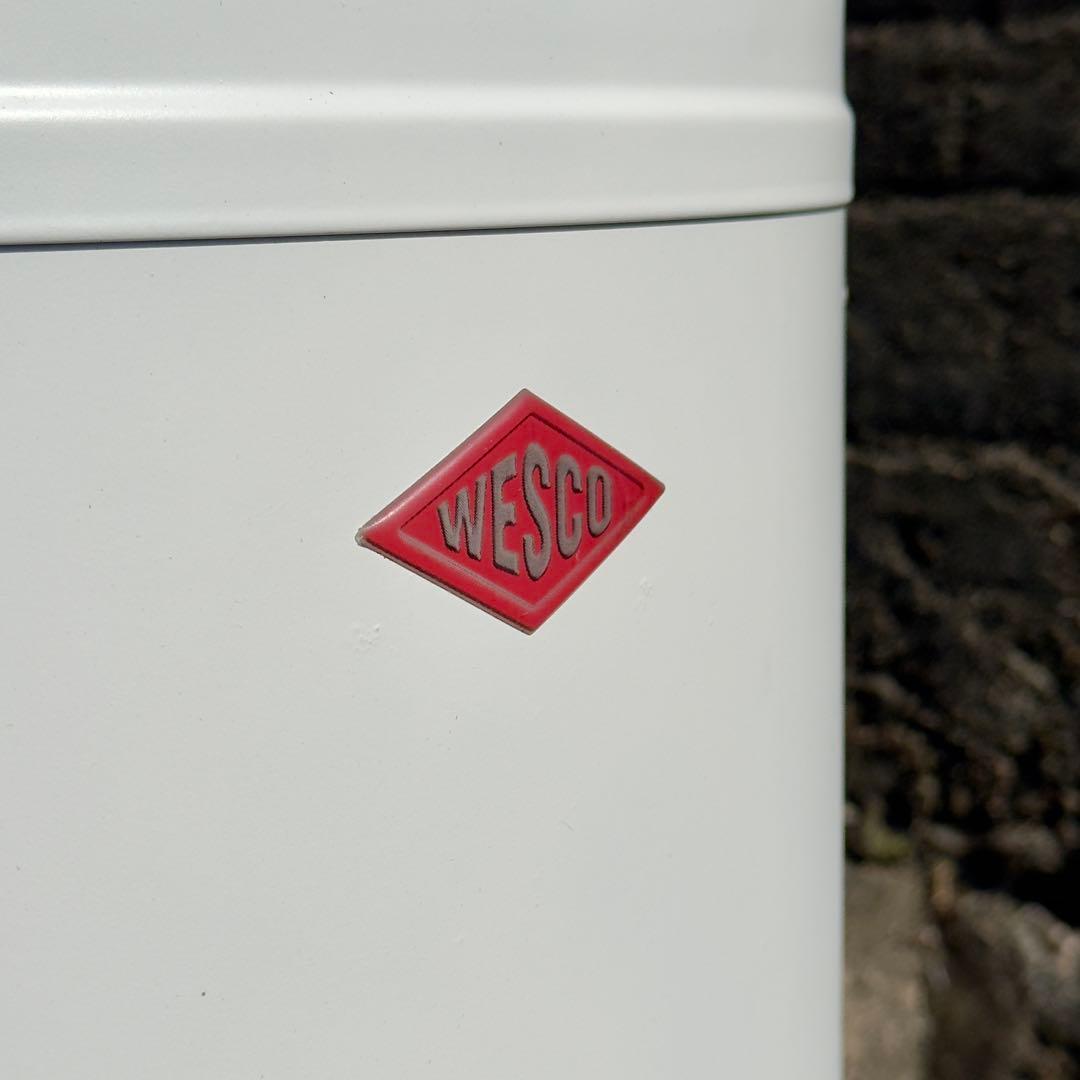 リメイク品 マットホワイト WESCO ダストボックス プッシュボーイ 50L