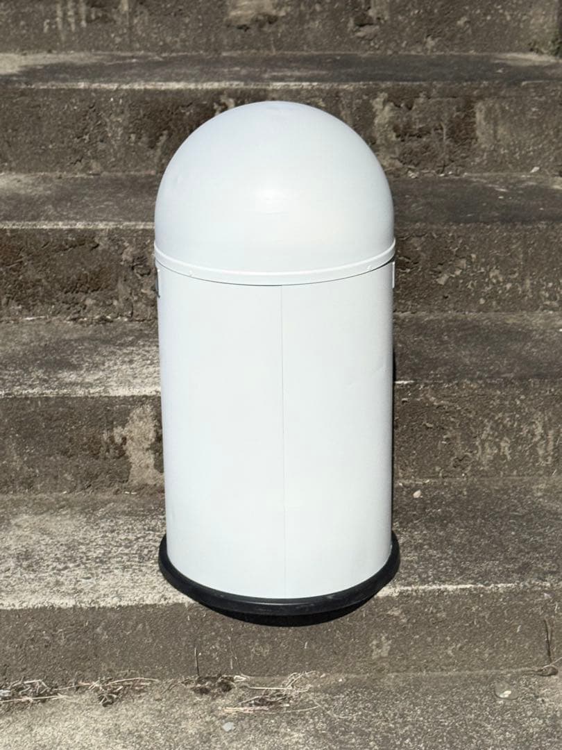 リメイク品 マットホワイト WESCO ダストボックス プッシュボーイ 50L