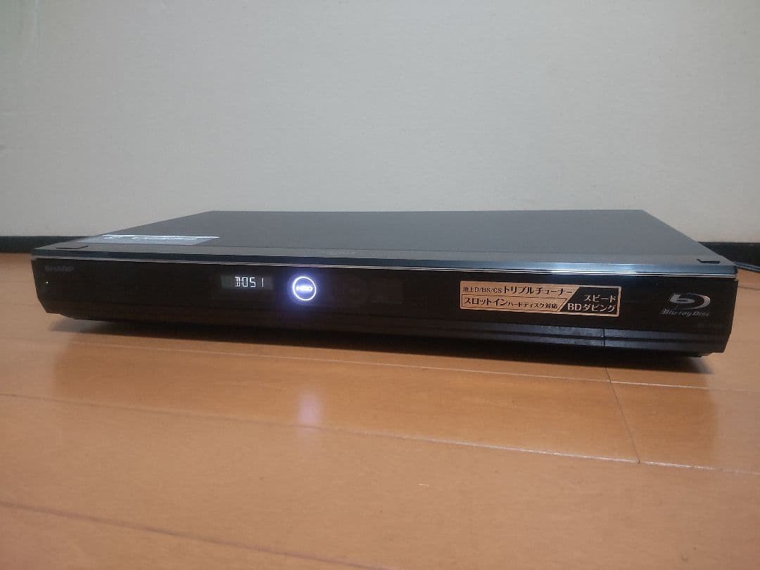 シャープ　AQUOS　BD―T510 500GB→1TB トリプルチュ―ナ―搭載