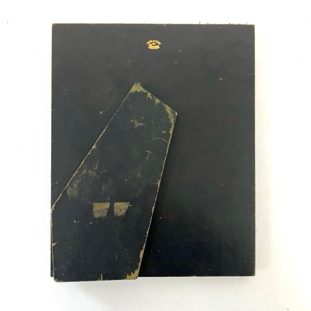 ヴィンテージ☆GUCCI☆グッチ☆フォトフレーム☆シェリーライン☆レザー☆黒！