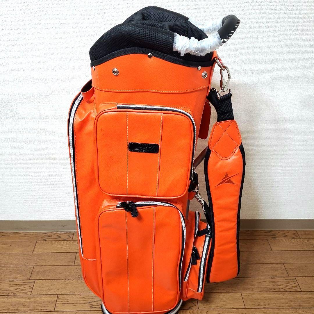 AXEL ゴルフ キャディバッグ つるやゴルフ フード付き スタンド式