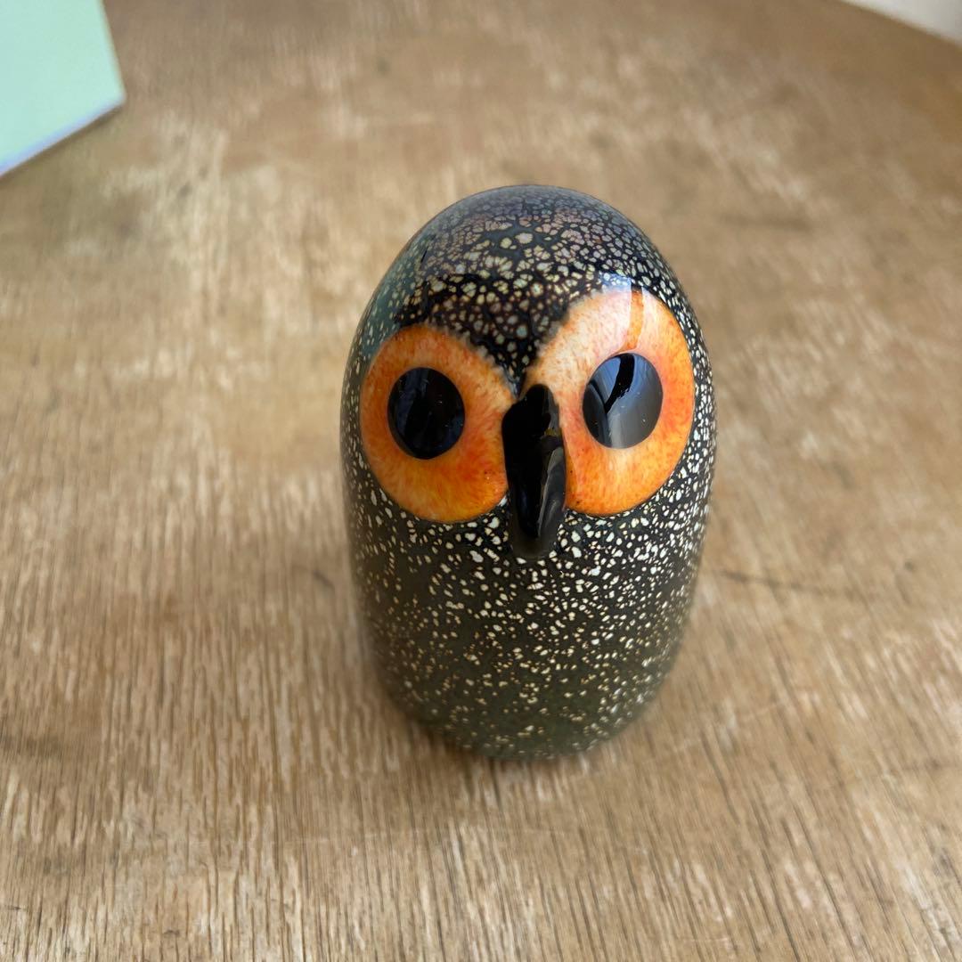 イッタラ　ふくろう　 リトルバーンオウル　ブラウン　scope バード　ひな